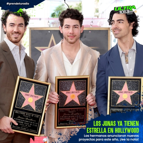 ¡los Jonas Brothers De Regreso Con Estrella En Hollywood Y álbum Nuevo 3697