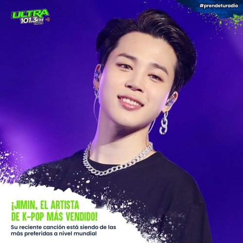 ¡Jimin, el k-poper más vendido en todo el mundo!