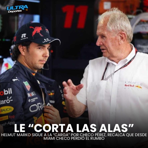 “No debe soñar con títulos mundiales” Helmut Marko 