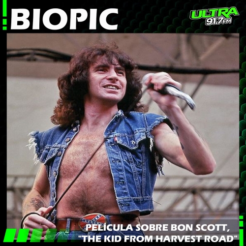 Preparan película biográfica de Bon Scott, el legendario vocalista de AC/DC