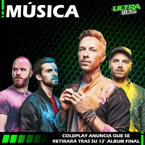 Chris Martin anuncia el fin de Coldplay tras su 12° álbum de estudio