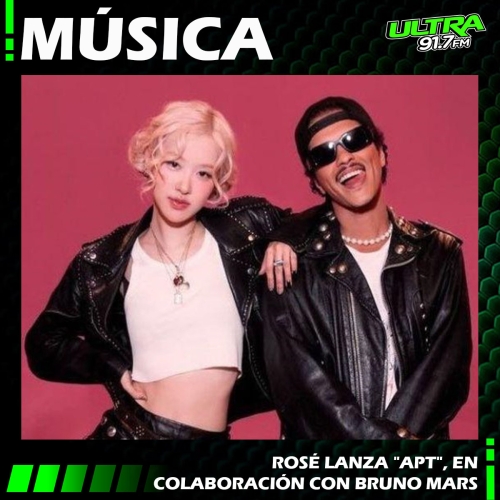 Rosé y Bruno Mars arrasan con: 