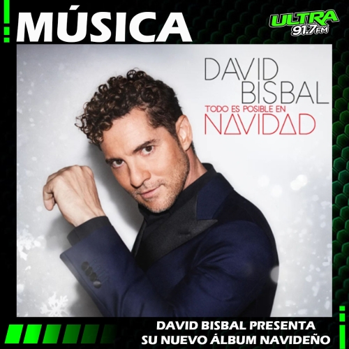 David Bisbal anuncia lanzamiento de su álbum 